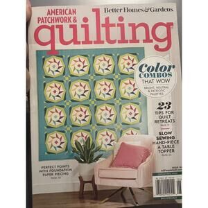 American Patchwork and Quilting Magazine June 2020 23 Tips with Patterns